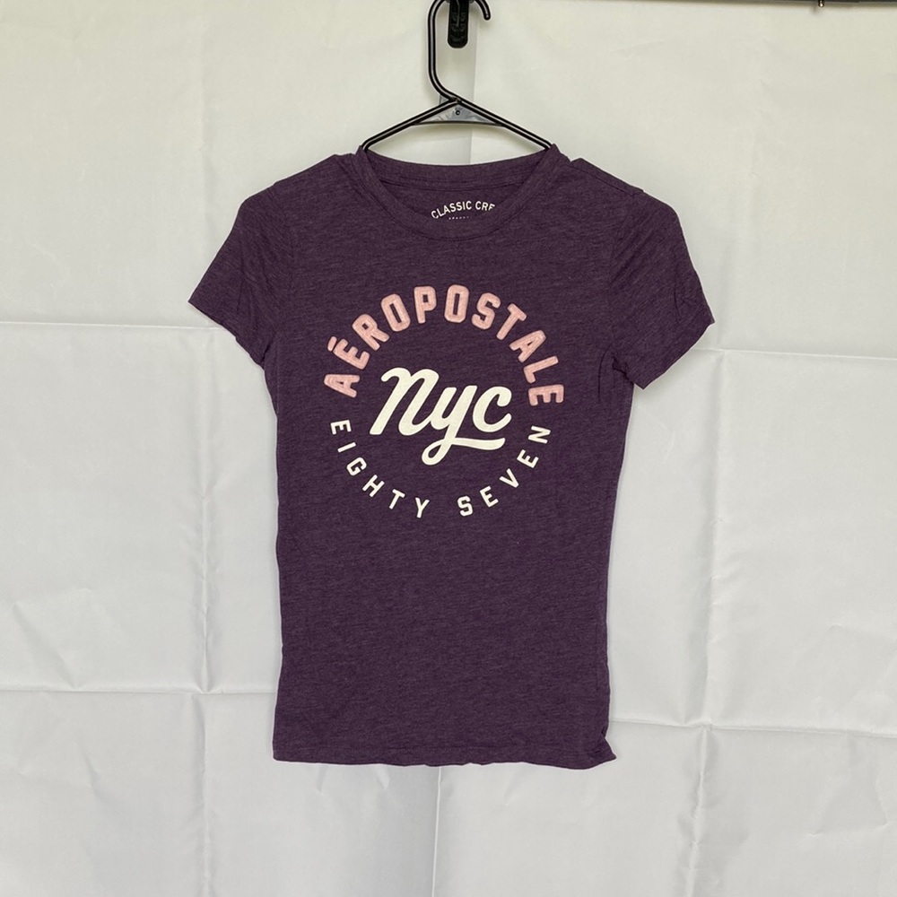 Dark purple Aéropostale (S) T-shirt